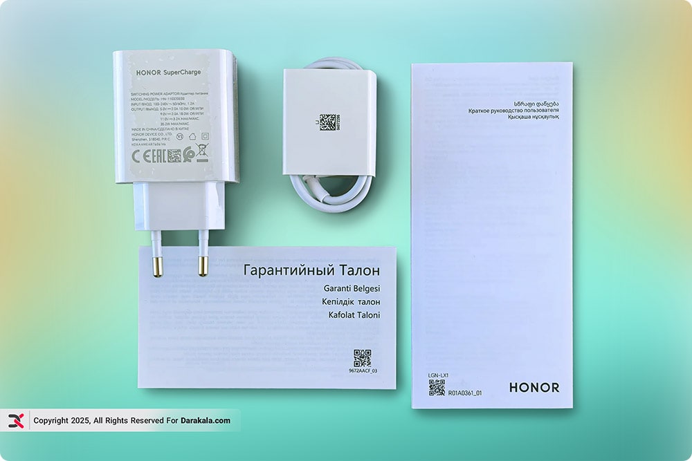 گوشیHonor x7d-باتری